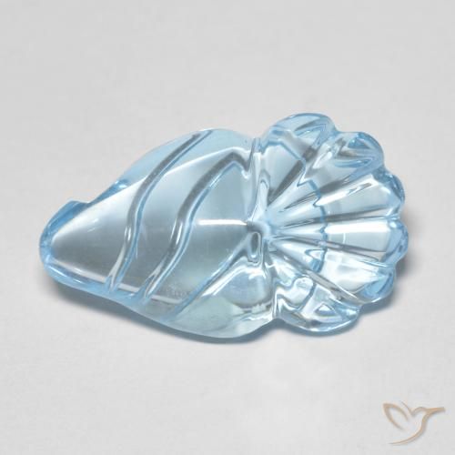 9,17 ctw natürlicher Swiss Blue Topas, Fantasie, Transparent