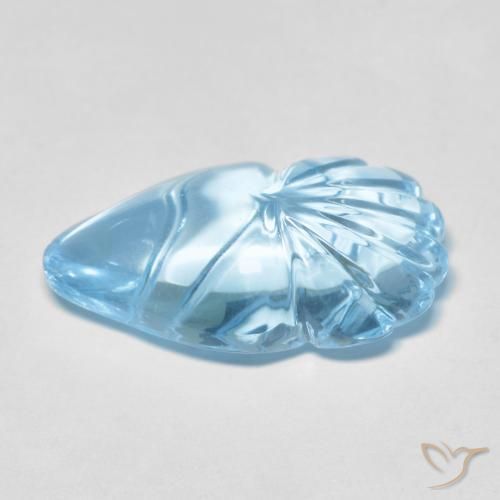 9,17 ctw natürlicher Swiss Blue Topas, Fantasie, Transparent