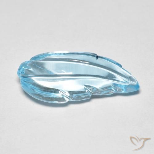 9,17 ctw natürlicher Swiss Blue Topas, Fantasie, Transparent