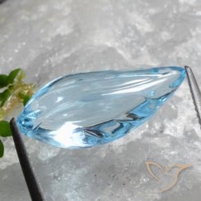 9,17 ctw natürlicher Himmerlblau Topas, Fantasie, Transparent