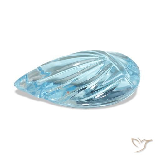 9,17 ctw natürlicher Swiss Blue Topas, Fantasie, Transparent