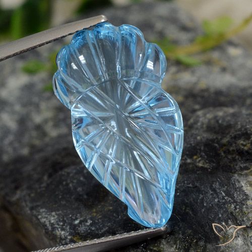 15.08ct Natürlicher Swiss Blue Topas, Fantasie, Transparent