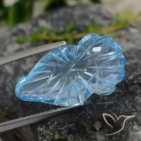 9,17 ctw natürlicher Swiss Blue Topas, Fantasie, Transparent