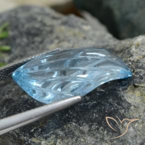 9,17 ctw natürlicher Himmerlblau Topas, Fantasie, Transparent