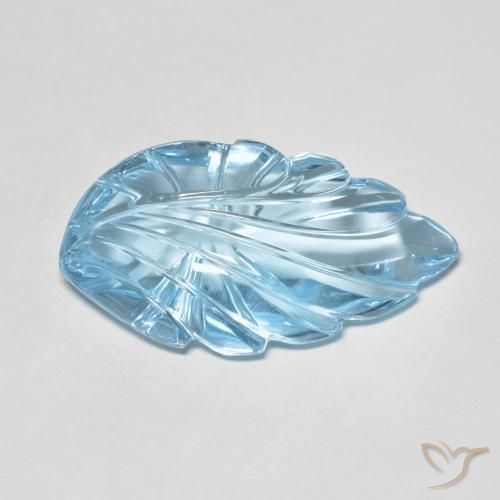 9,17 ctw natürlicher Swiss Blue Topas, Fantasie, Transparent