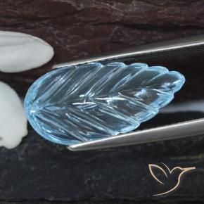 9,17 ctw natürlicher Swiss Blue Topas, Fantasie, Transparent