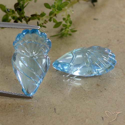 25.11ctw Natürlicher Himmerlblau Topas, Fantasie, Transparent