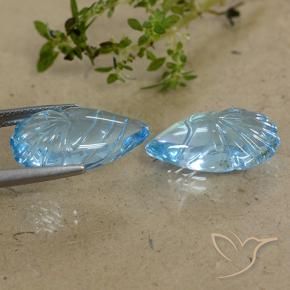 25.11 ct natürliche Himmerlblau Topas-Edelsteine, Fantasie, Transparent