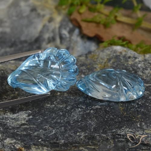 20.63 ct natürliche Himmerlblau Topas-Edelsteine, Fantasie, Transparent