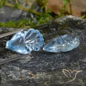 19.92 ct natürliche Himmerlblau Topas-Edelsteine, Fantasie, Transparent