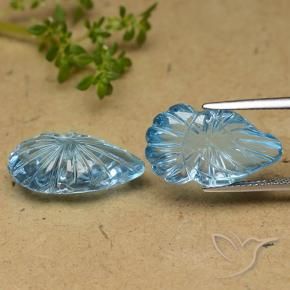 24.81 ct natürliche Swiss Blue Topas-Edelsteine, Fantasie, Transparent