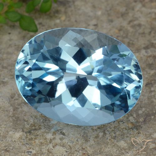 23.15ct Natürlicher Swiss Blue Topas, Oval, VVS-VS