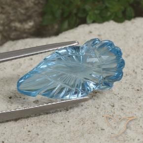 9,17 ctw natürlicher Himmerlblau Topas, Fantasie, Transparent