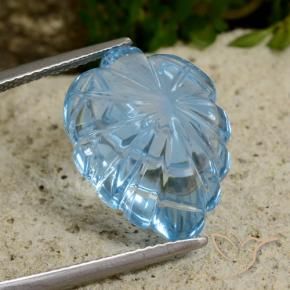 9,17 ctw natürlicher Swiss Blue Topas, Fantasie, Transparent