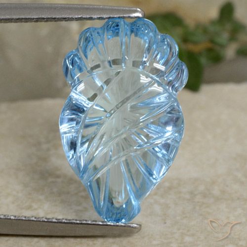 9.08ct Natürlicher Swiss Blue Topas, Fantasie, Transparent