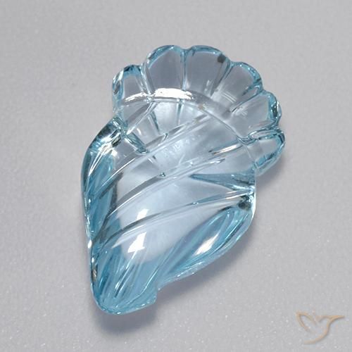 9,17 ctw natürlicher Swiss Blue Topas, Fantasie, Transparent
