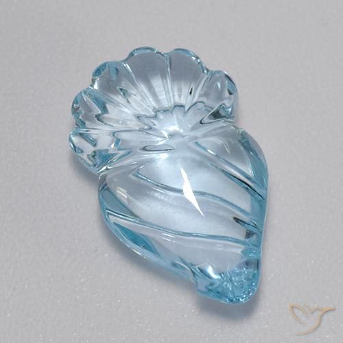 9,17 ctw natürlicher Swiss Blue Topas, Fantasie, Transparent