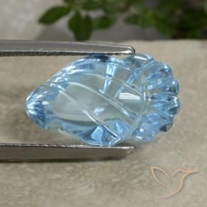 9,17 ctw natürlicher Swiss Blue Topas, Fantasie, Transparent