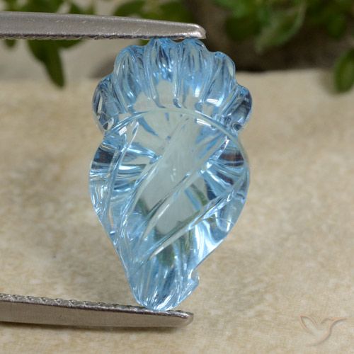 9.90ct Natürlicher Swiss Blue Topas, Fantasie, Transparent