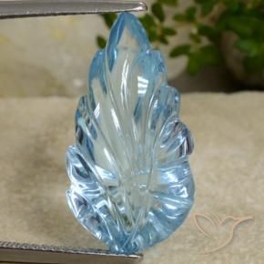 9,17 ctw natürlicher Swiss Blue Topas, Fantasie, Transparent