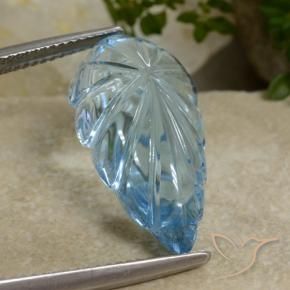 9,17 ctw natürlicher Swiss Blue Topas, Fantasie, Transparent