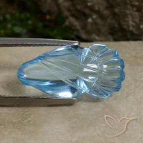 9,17 ctw natürlicher Himmerlblau Topas, Fantasie, Transparent