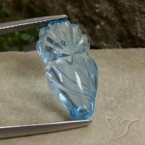 9,17 ctw natürlicher Himmerlblau Topas, Fantasie, Transparent