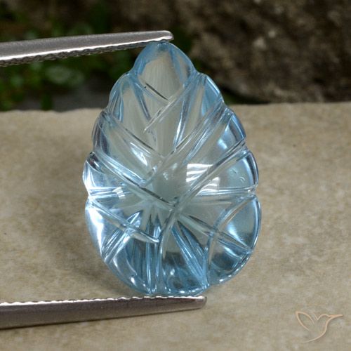 9.91ct Natürlicher Swiss Blue Topas, Fantasie, Transparent