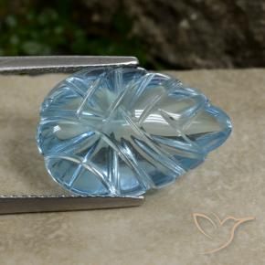 9,17 ctw natürlicher Swiss Blue Topas, Fantasie, Transparent