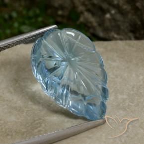 9,17 ctw natürlicher Swiss Blue Topas, Fantasie, Transparent