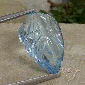9,17 ctw natürlicher Swiss Blue Topas, Fantasie, Transparent