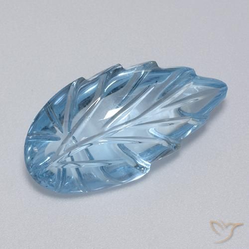 15.56ct Natürlicher Himmerlblau Topas, Fantasie, Transparent