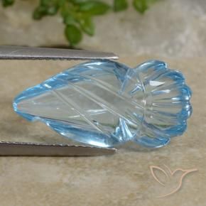 9,17 ctw natürlicher Swiss Blue Topas, Fantasie, Transparent
