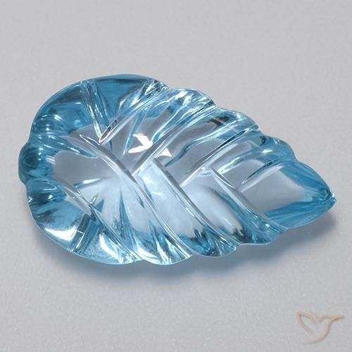 15.65ct Natürlicher Swiss Blue Topas, Fantasie, Transparent