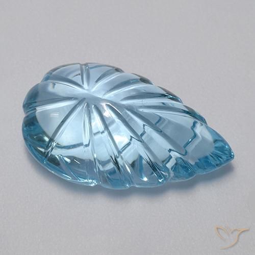 9,17 ctw natürlicher Swiss Blue Topas, Fantasie, Transparent