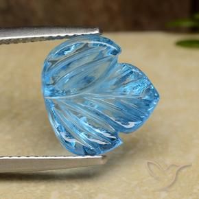 9,17 ctw natürlicher Swiss Blue Topas, Fantasie, Transparent