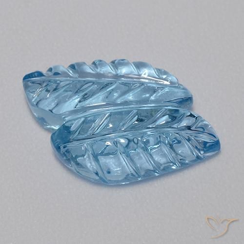 4.85ct Natürlicher Swiss Blue Topas, Fantasie, Transparent