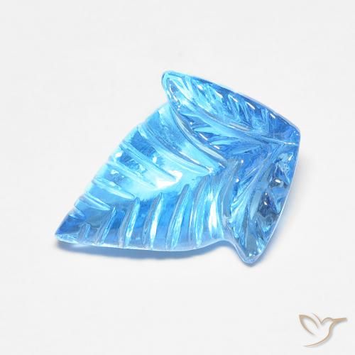 6.93ct Natürlicher Swiss Blue Topas, Fantasie, Transparent