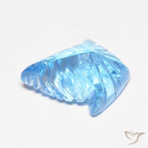 9,17 ctw natürlicher Swiss Blue Topas, Fantasie, Transparent