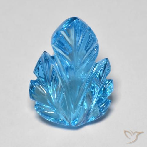 11.03ct Natürlicher Swiss Blue Topas, Fantasie, Transparent
