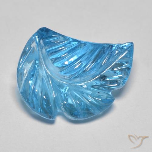 9,17 ctw natürlicher Swiss Blue Topas, Fantasie, Transparent