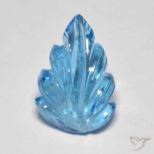 9,17 ctw natürlicher Swiss Blue Topas, Fantasie, Transparent