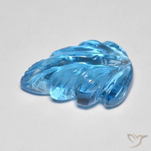 9,17 ctw natürlicher Swiss Blue Topas, Fantasie, Transparent