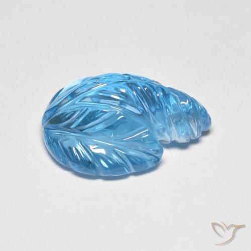 9,17 ctw natürlicher Swiss Blue Topas, Fantasie, Transparent