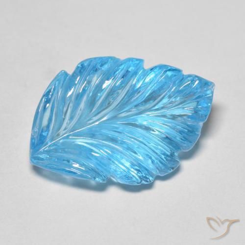 13.67ct Natürlicher Swiss Blue Topas, Fantasie, Transparent
