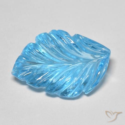 9,17 ctw natürlicher Swiss Blue Topas, Fantasie, Transparent