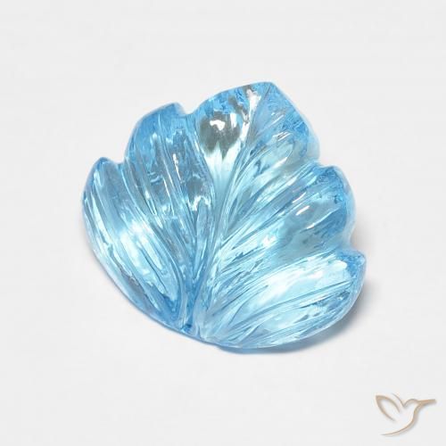5.82ct Natürlicher Himmerlblau Topas, Fantasie, Transparent