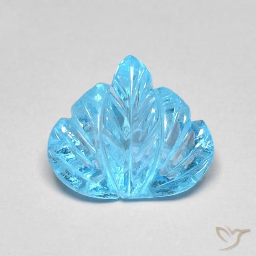 5.55ct Natürlicher Swiss Blue Topas, Fantasie, Transparent