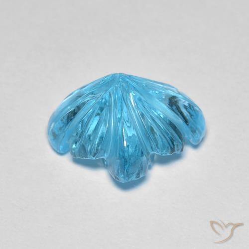 9,17 ctw natürlicher Swiss Blue Topas, Fantasie, Transparent