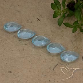 2.71 ct natürliche Himmerlblau Topas-Edelsteine, Birnenform, VS